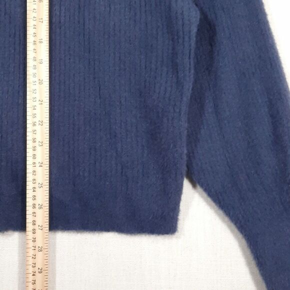 Love Tree Eyelash Fuzzy Ribbed Knit Sweater SZ Large Soft Stretch Cozy Slouchy - Picture 13 of 16